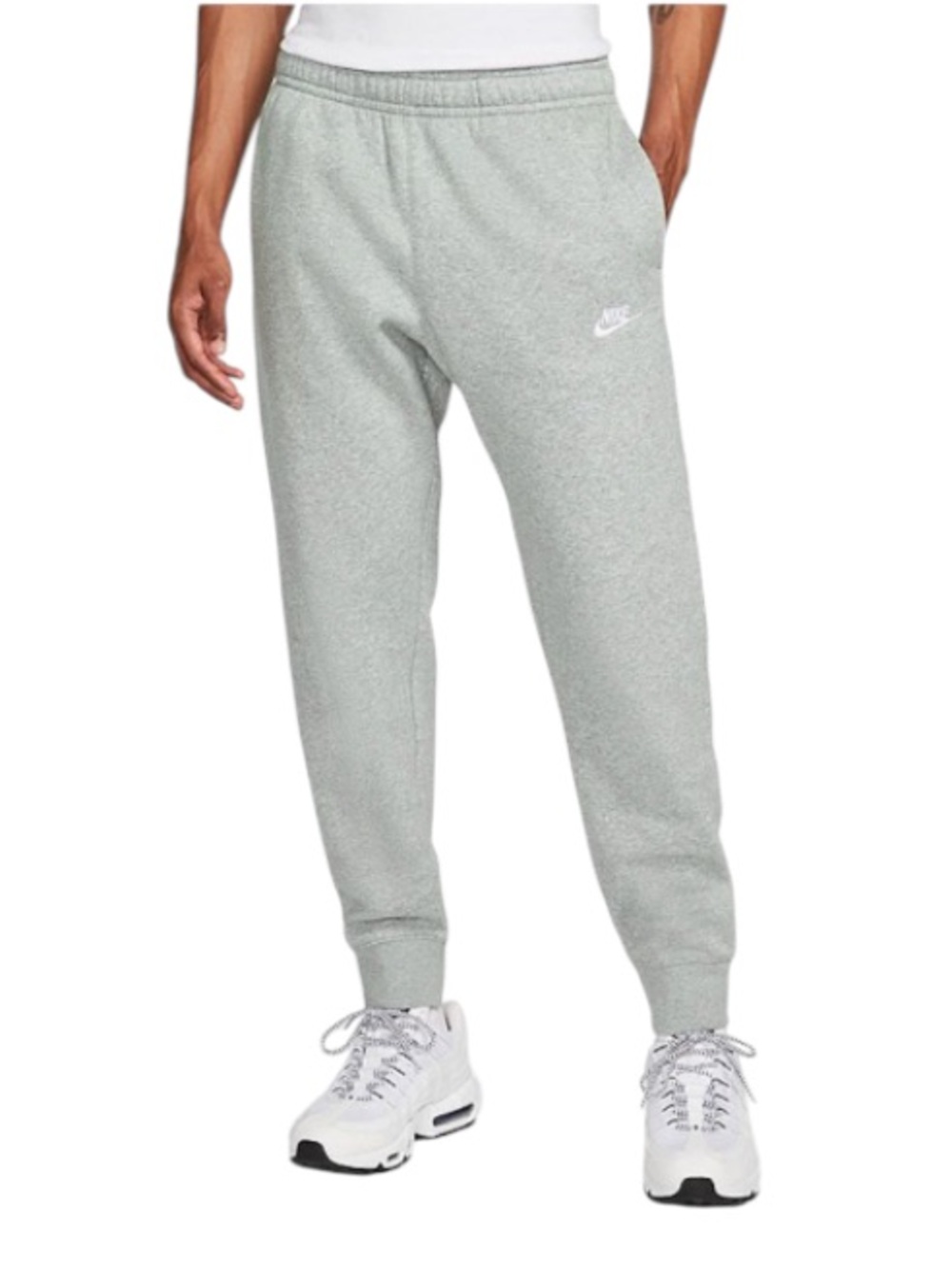 Nike Gray Standard Fit Tapered Leg Fleece Joggers Size 3XL